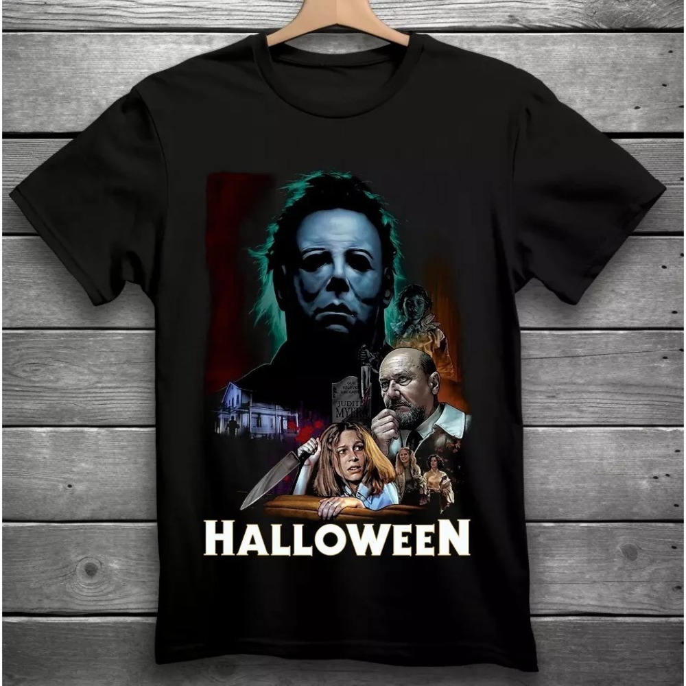 Halloween Horror Movie T-Shirt Black Michael Myers